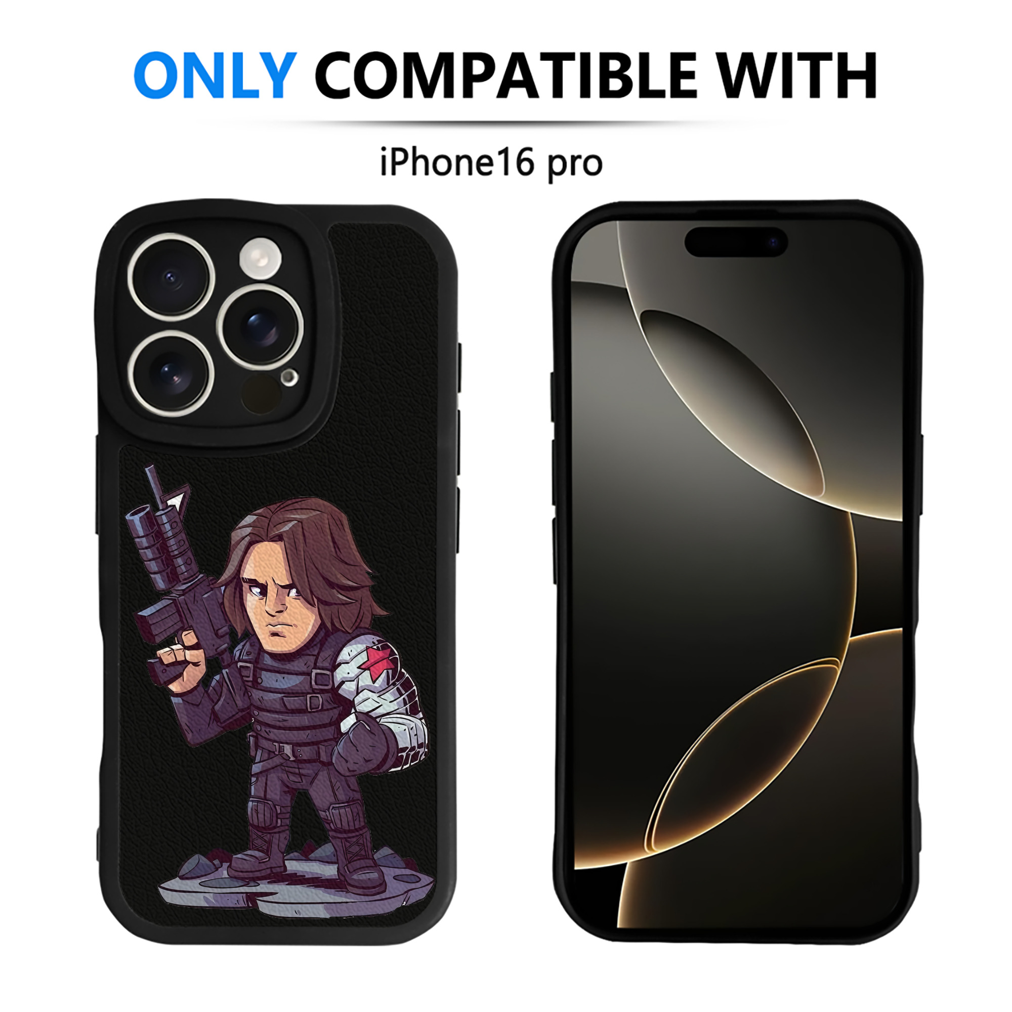 （画像用） アベンジャーズ The Avengers 【iPhone 16シリーズ対応】シリコンスマホケース（レザー調） 材質：シリコン
